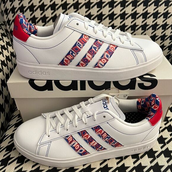 adidas Shoes - Adidas Grand Court 2.0 White/Multi Women's Sneakers IE8509-Size 10